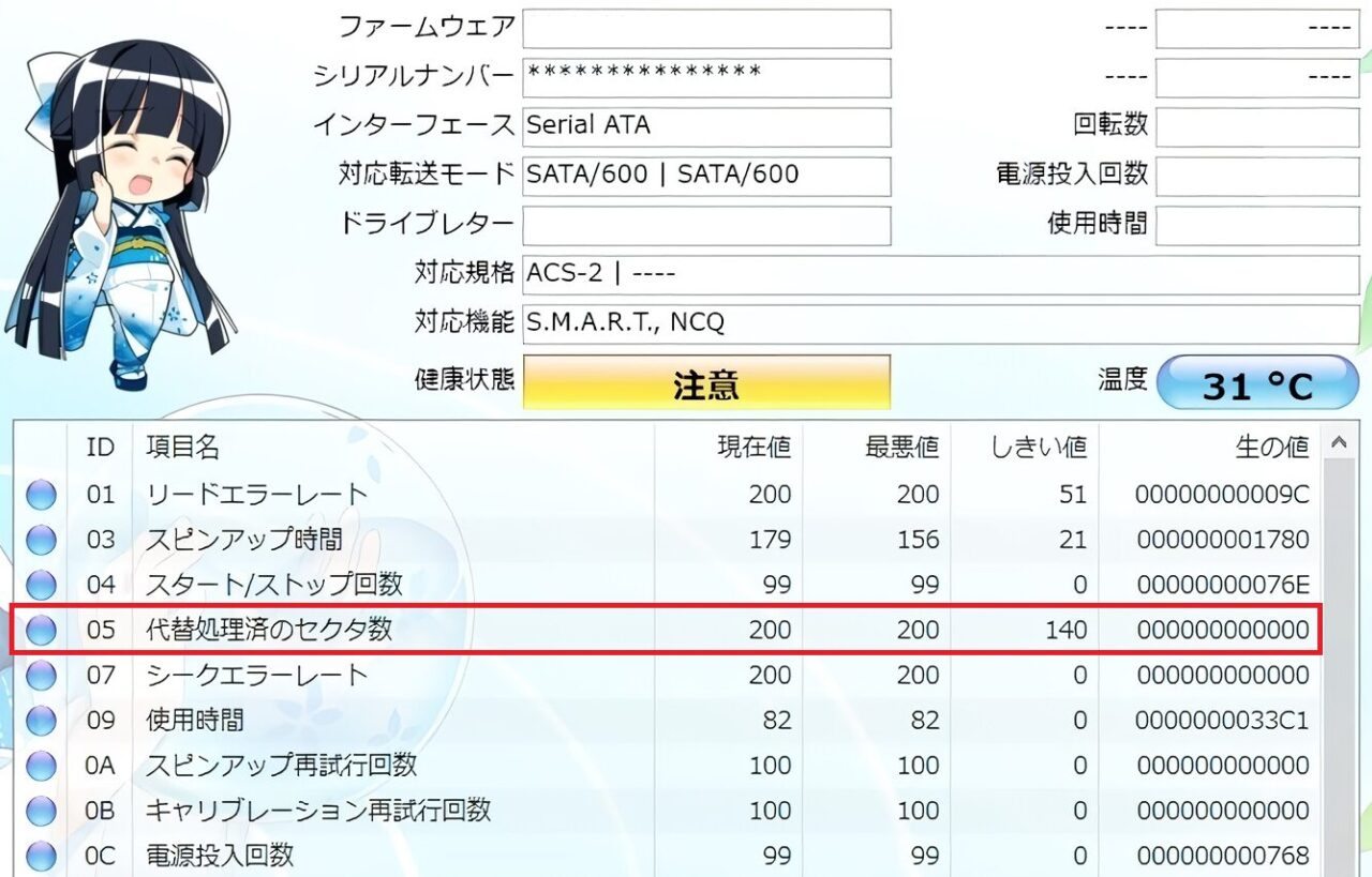 atapi 代替セクタ 販売 リード